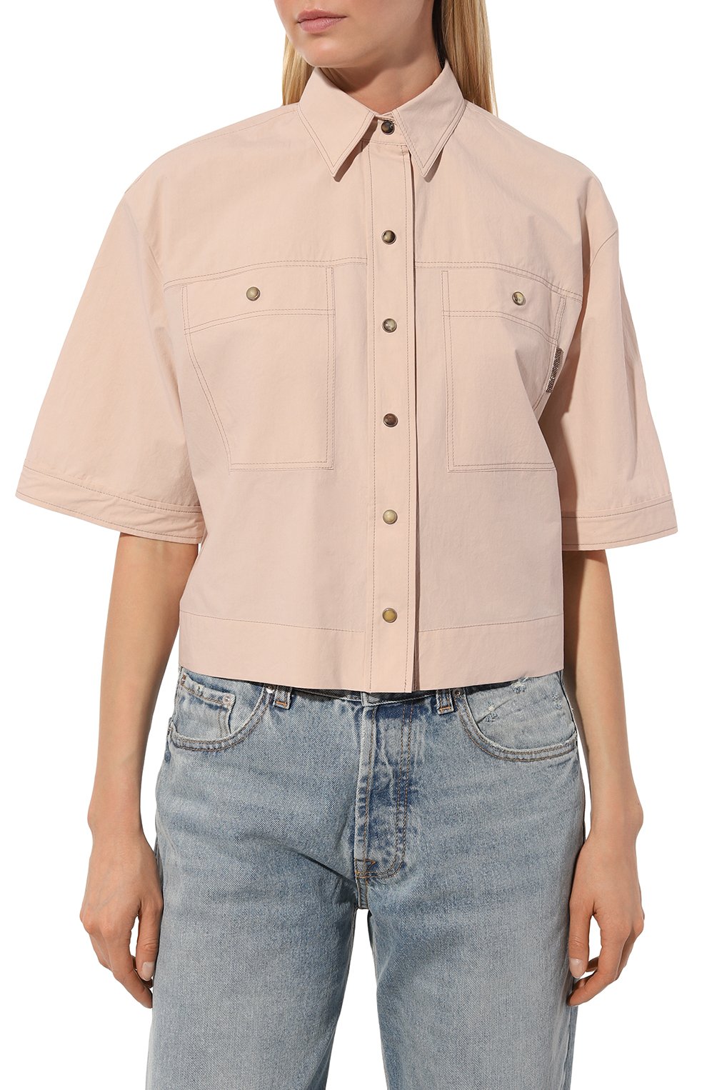 Джинсовая рубашка BRUNELLO CUCINELLI, арт. ML949B1348, фото 3