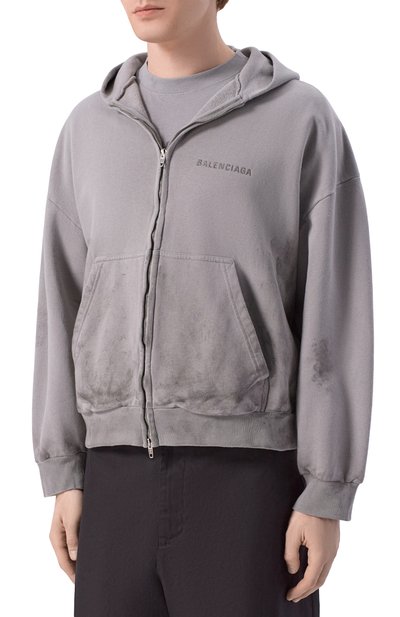 Хлопковая толстовка BALENCIAGA, арт. 803264/TTVG1, фото 3