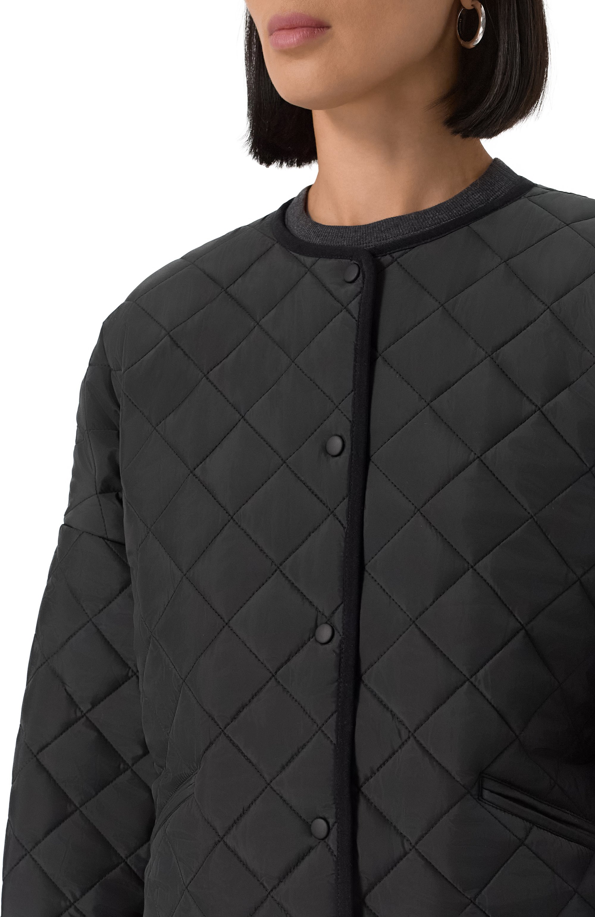 Утепленная куртка TOTEME черного цвета по цене 73800 руб., арт. 211-177-732, фото 5 Утепленная куртка TOTEME, арт. 211-177-732, фото 5