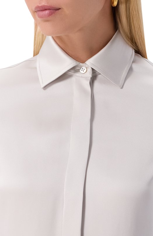 Шелковая блузка MVST M25.1PW.B004 Бежевый  M25.1PW.B004 Фото 5