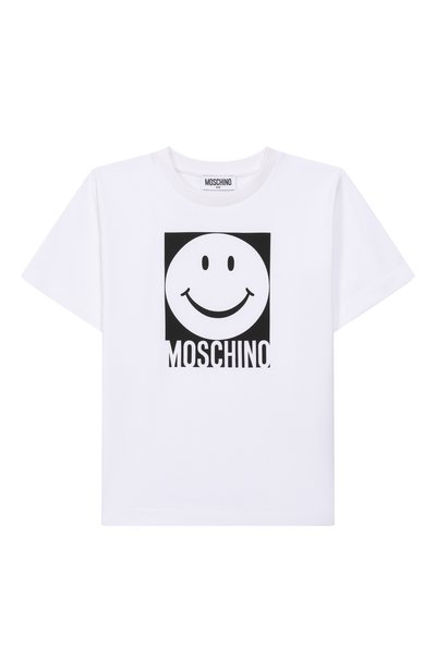 Хлопковая футболка MOSCHINO, арт. HSM05G/LAA01/4-8