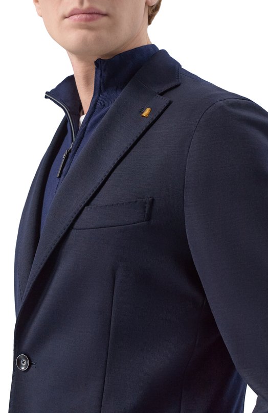 Шерстяной пиджак Sartoria Latorre JD74/JJ976 Синий  JD74/JJ976 Фото 5