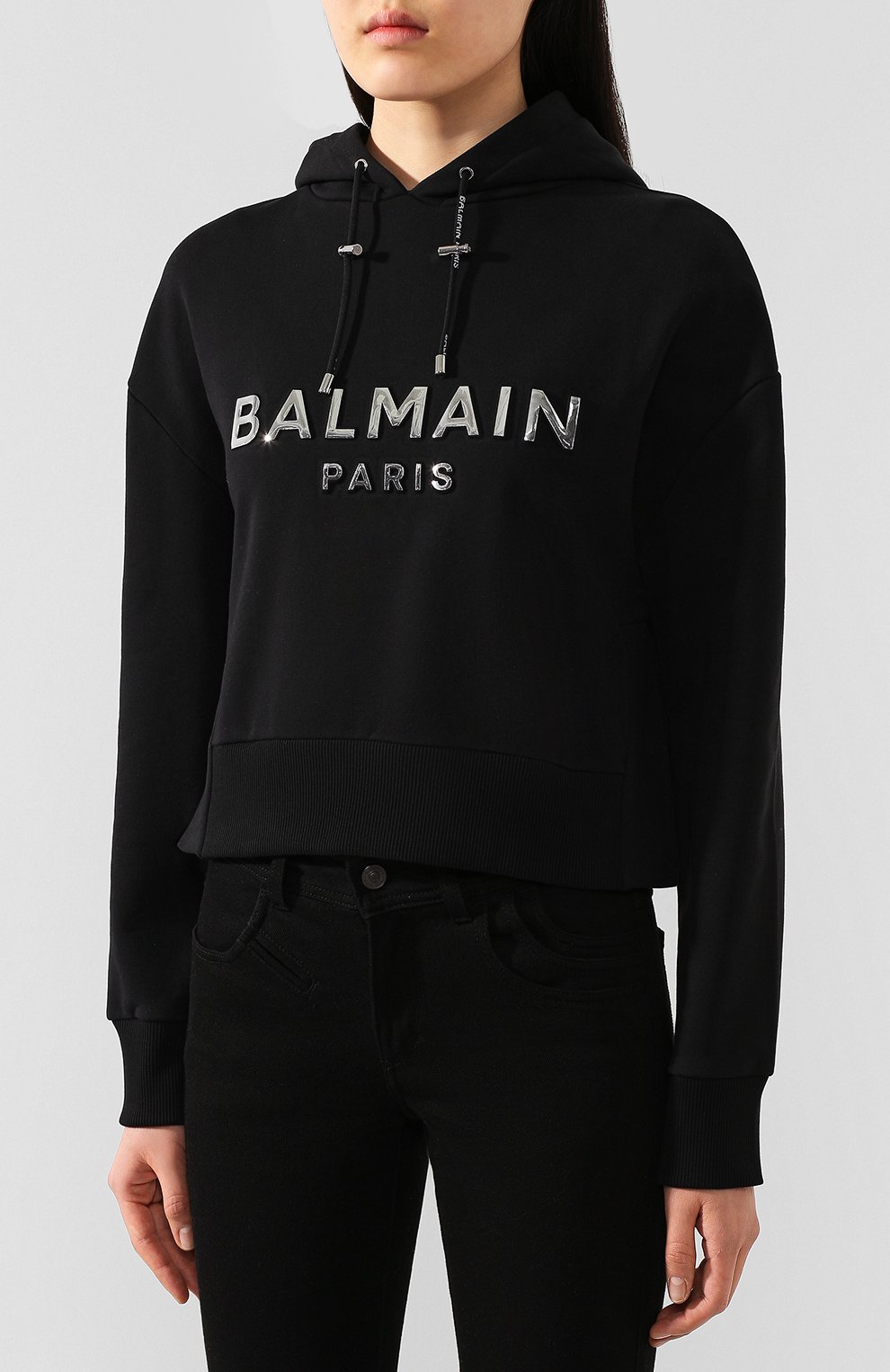 Хлопковое худи BALMAIN, арт. TF03792/I419, фото 3