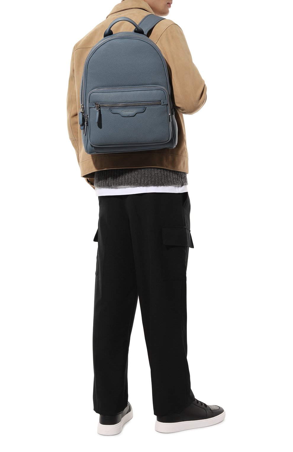 Кожаный рюкзак SANTONI, арт. UIBBA2364EN-ASP6Z29, фото 7