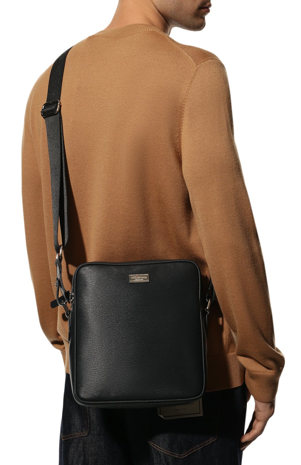 Кожаная сумка KITON, арт. UBMESSN00815, фото 2