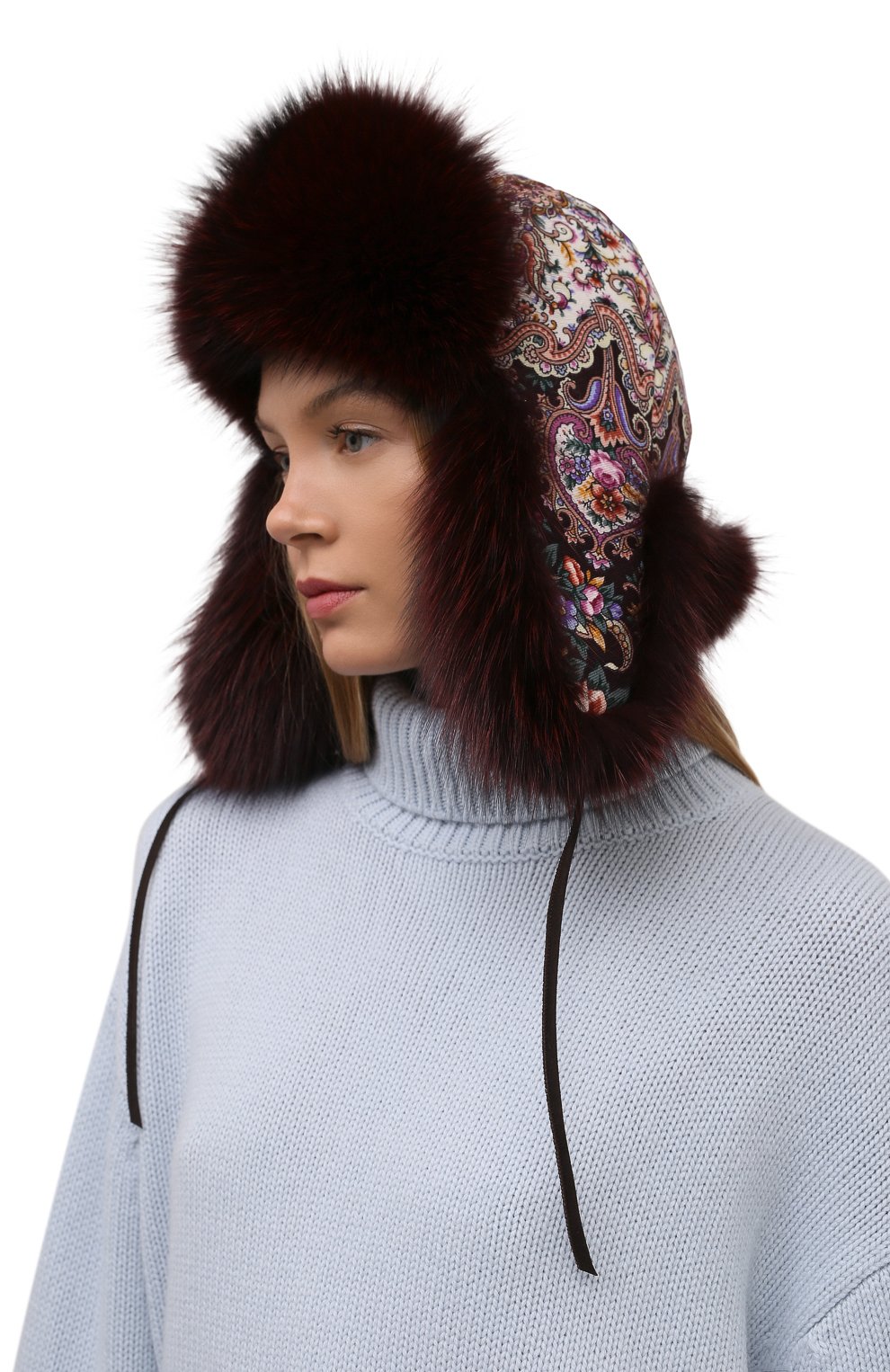 Шапка-ушанка из меха песца FURLAND, арт. 0194803310085600211, фото 2