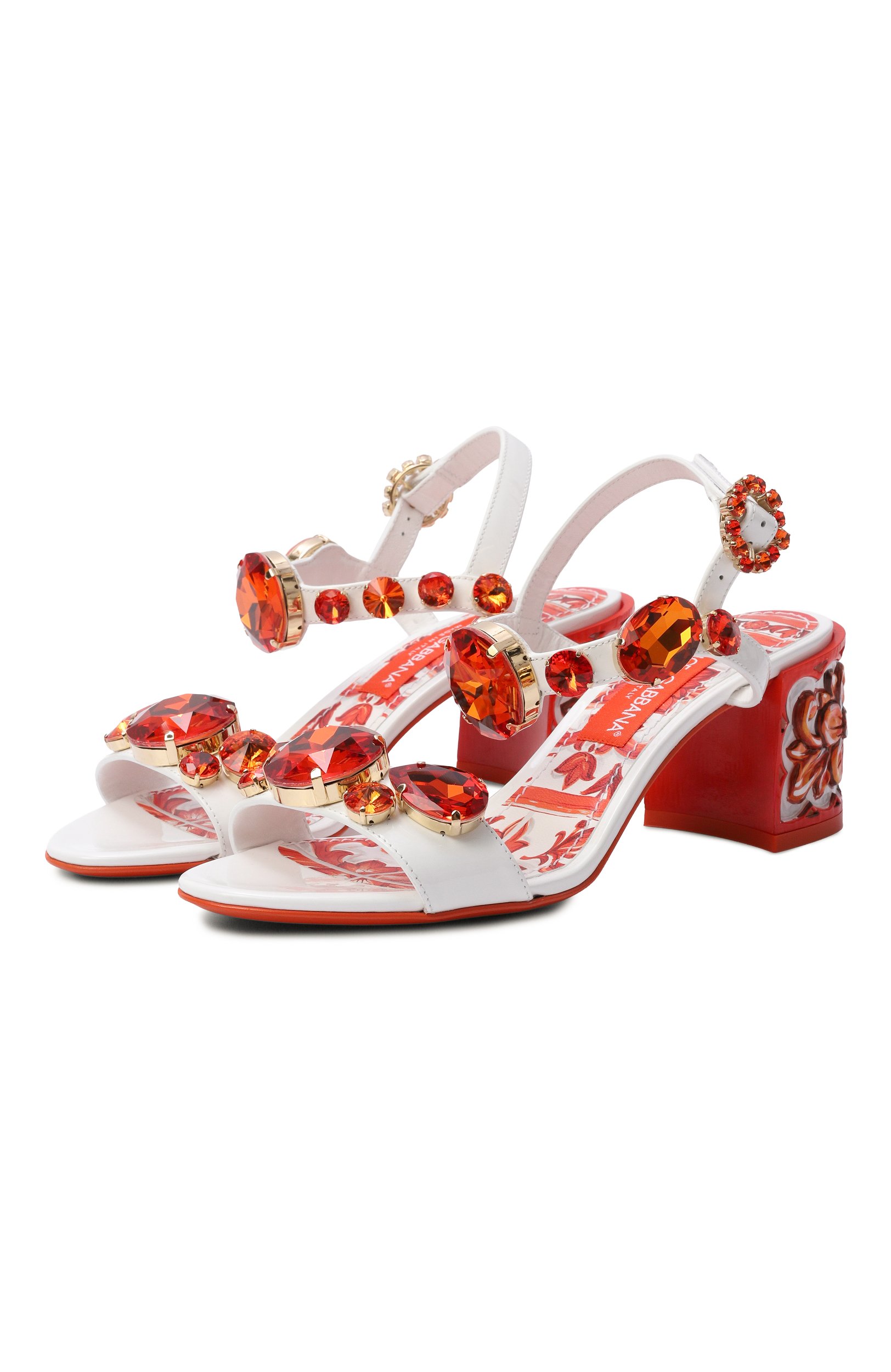 Кожаные босоножки keira 60 DOLCE & GABBANA, арт. CR1733/AT848, фото 1