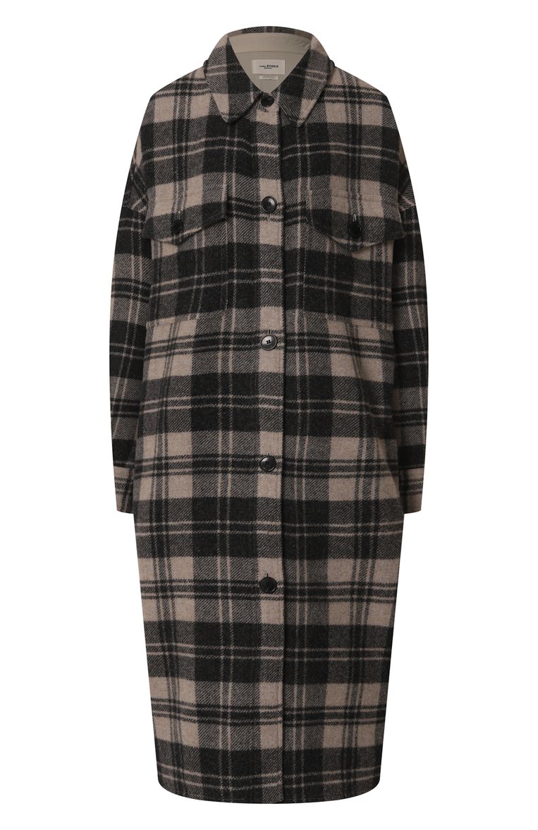 Шерстяное пальто ISABEL MARANT ETOILE, арт. MA0902-22P004E/F0NTIA, фото 1