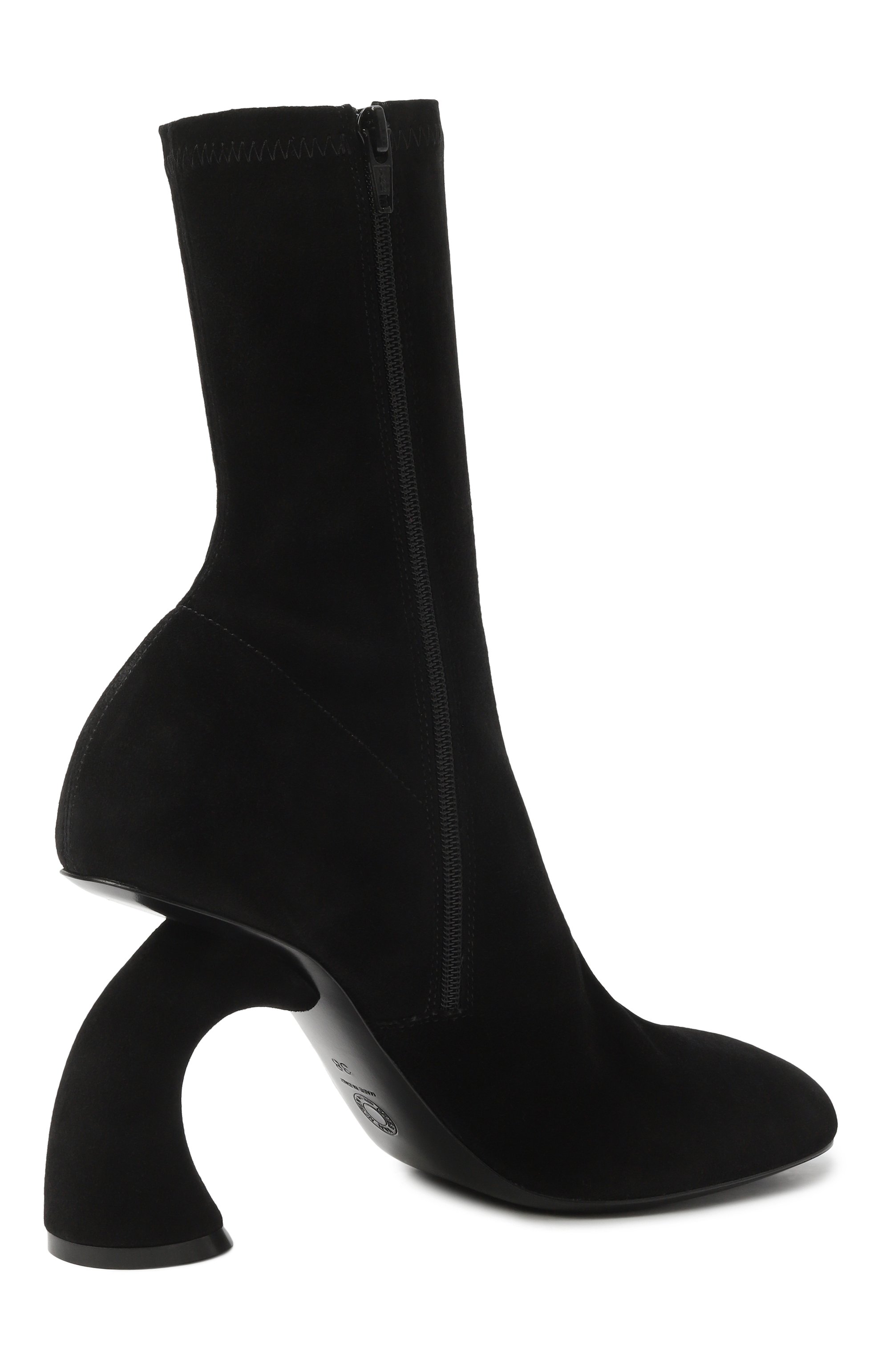 Замшевые ботильоны DRIES VAN NOTEN, арт. WS241/1146/135, фото 5