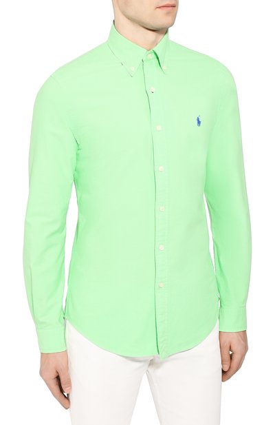 Хлопковая рубашка POLO RALPH LAUREN, арт. 710736557, фото 3