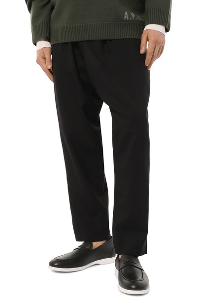 Кожаные пенни-лоферы KITON, арт. USSA075N01073, фото 3