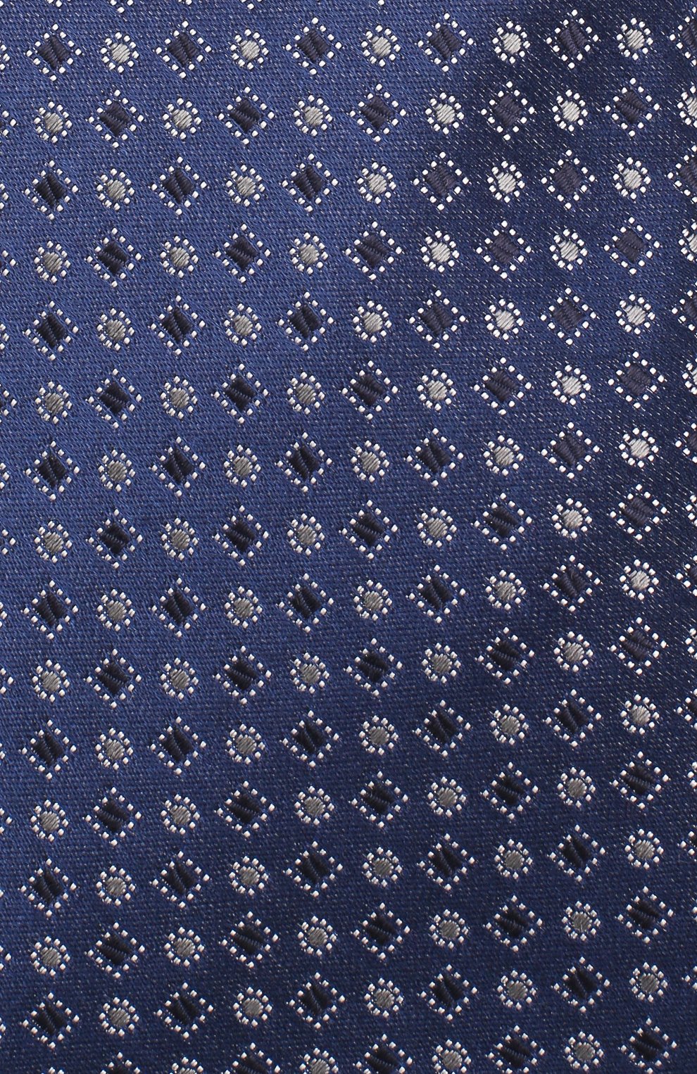 Шелковый галстук CANALI темно-синего цвета по цене 9575 руб., арт. 18/HJ02700, фото 3 Шелковый галстук CANALI, арт. 18/HJ02700, фото 3