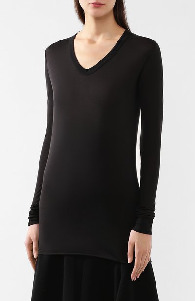Шелковый лонгслив RICK OWENS, арт. RP19S6200/JR, фото 3