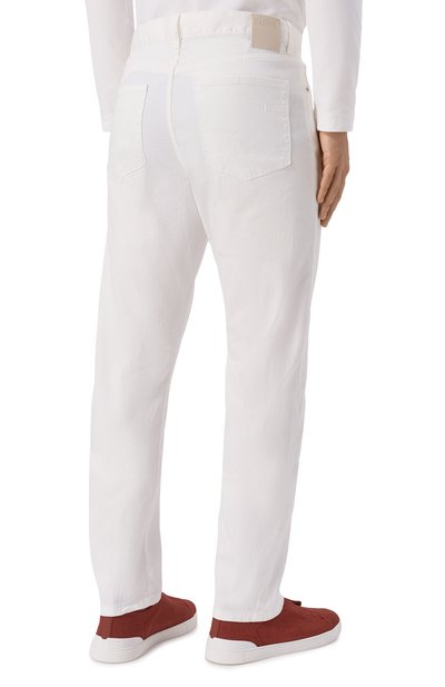Джинсы ZEGNA белого цвета по цене 99200 руб., арт. CITY/UFP16A9, фото 4 Джинсы ZEGNA, арт. CITY/UFP16A9, фото 4