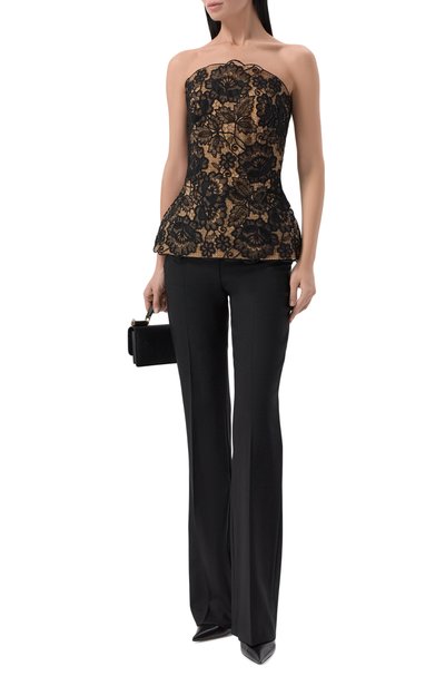 Топ ELIE SAAB черного цвета по цене 221000 руб., арт. T0436NF26/LA011, фото 2 Топ ELIE SAAB, арт. T0436NF26/LA011, фото 2