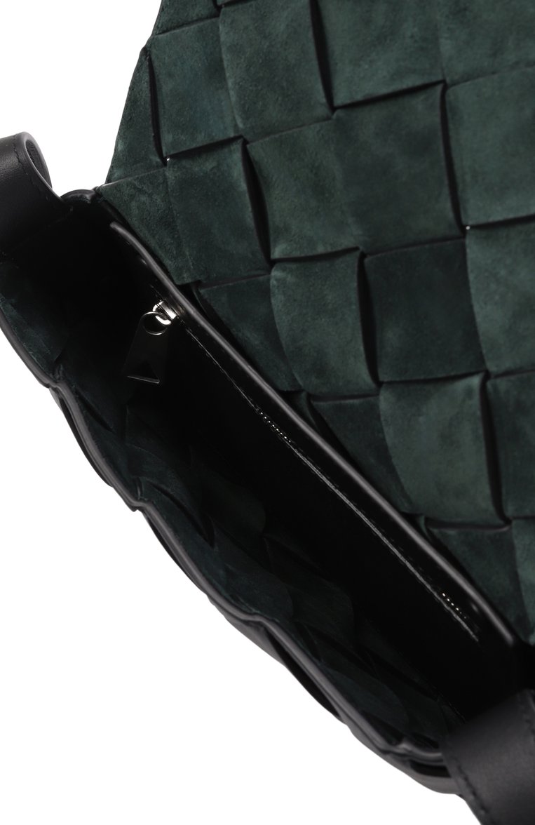 Мужская сумка diago small BOTTEGA VENETA черного цвета, арт. 795637/V56A1 | Фото 5 (Ремень/цепочка: На ремешке; Материал сплава: Проставлено; Размер: small; Материал: Натуральная кожа; Драгоценные камни: Проставлено)