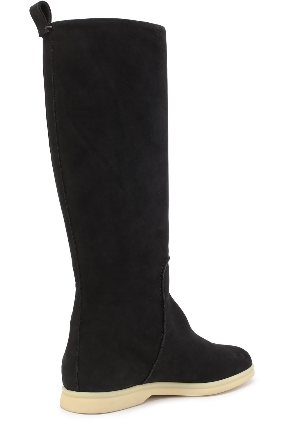 Сапоги из нубука на контрастной подошве LORO PIANA темно-серого цвета по цене 159000 руб., арт. FAG3617, фото 4 Сапоги из нубука на контрастной подошве LORO PIANA, арт. FAG3617, фото 4