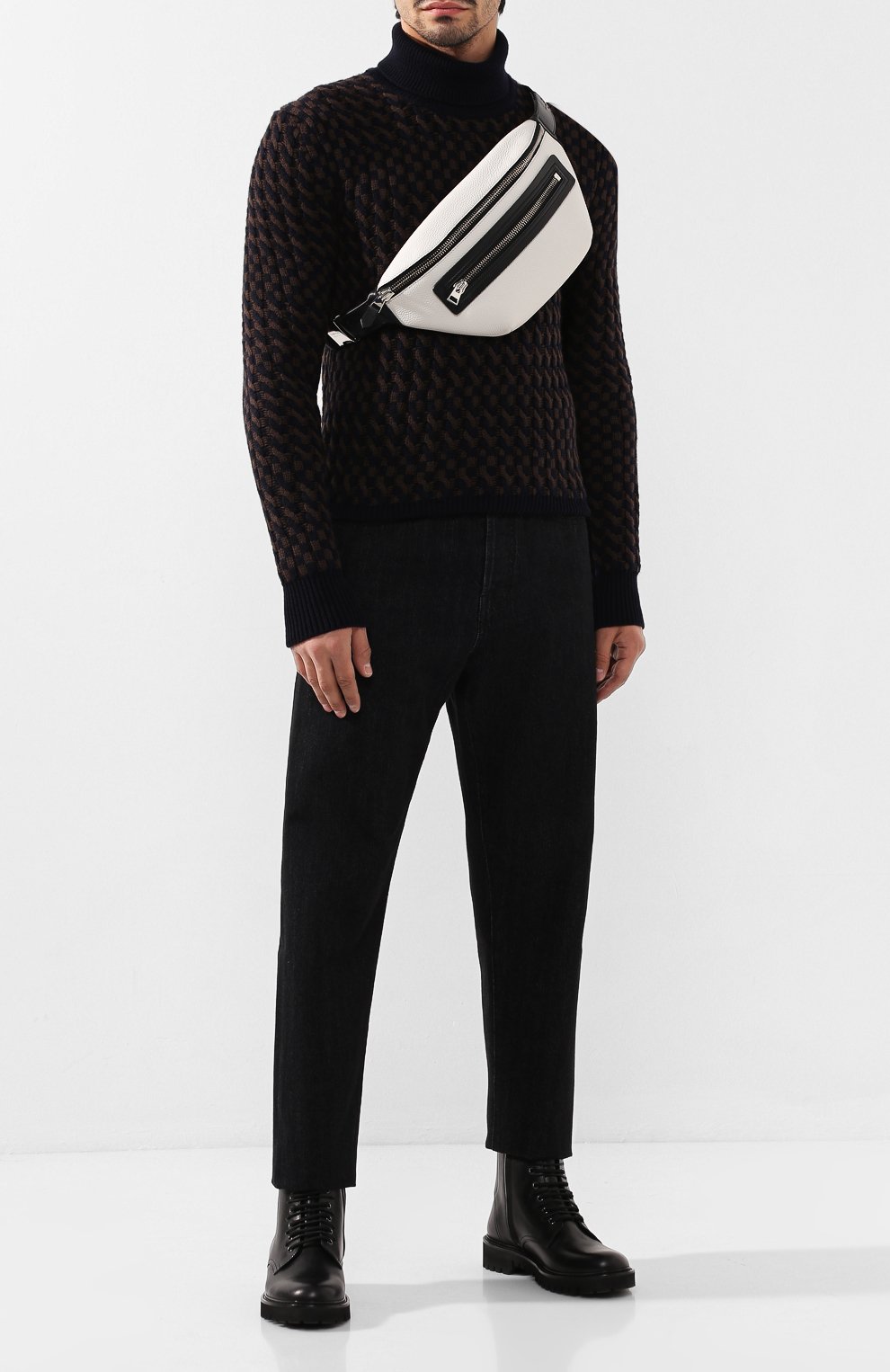 Кожаная поясная сумка TOM FORD, арт. H0409P-LCL037, фото 2