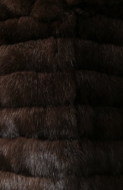 Шуба из меха соболя YVES SALOMON коричневого цвета по цене 7235000 руб., арт. 20WYM42905ZICV, фото 5 Шуба из меха соболя YVES SALOMON, арт. 20WYM42905ZICV, фото 5