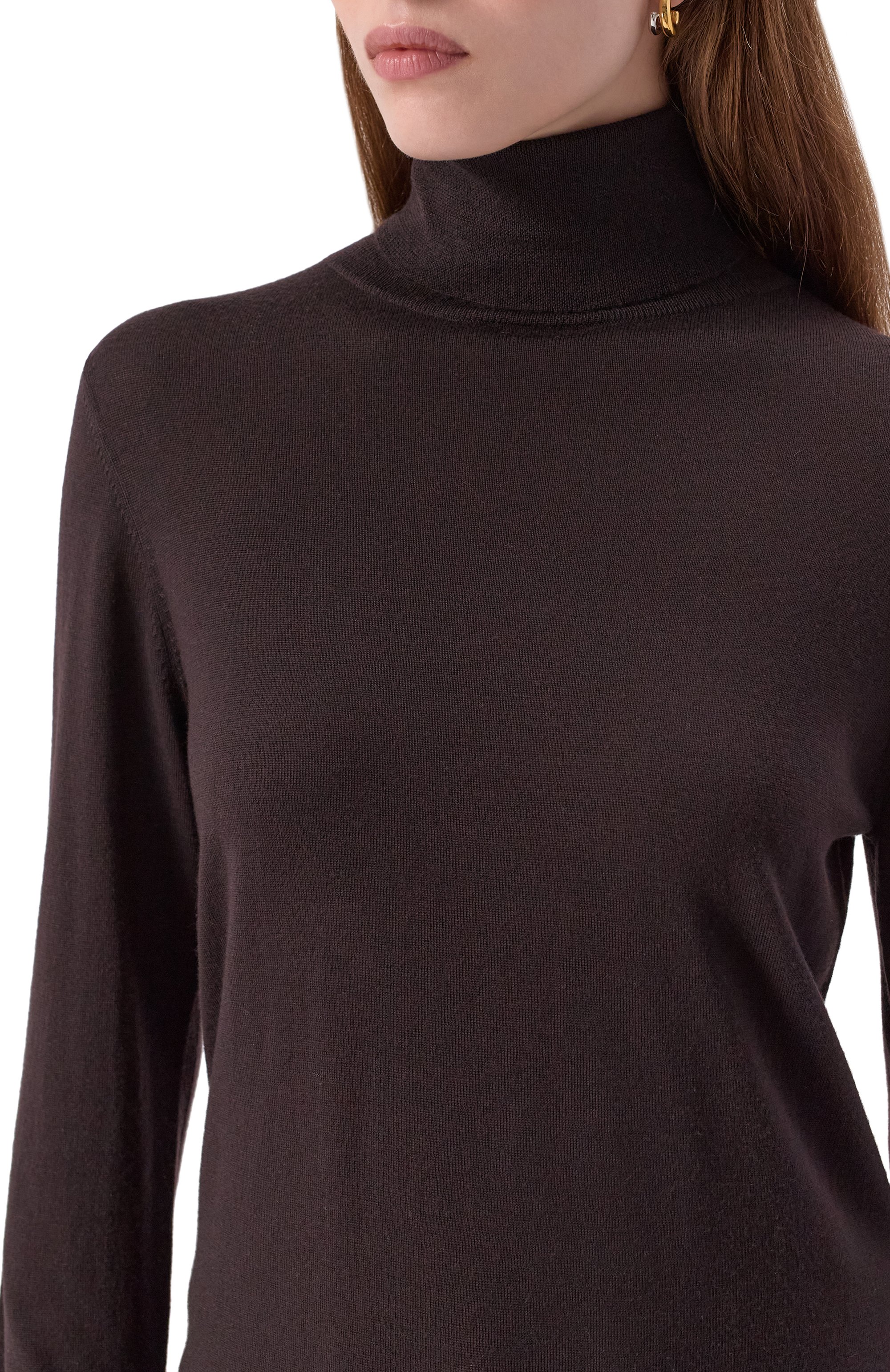 Шерстяная водолазка ALLUDE, арт. 255/64012, фото 5