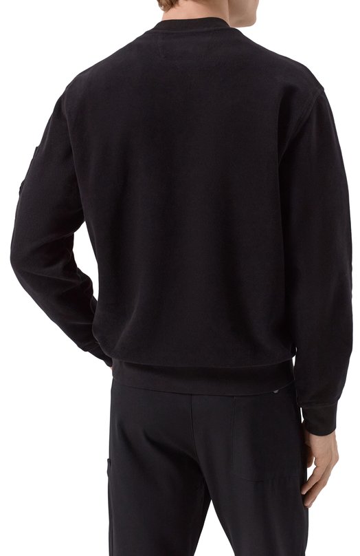 Хлопковый свитшот C.P. Company 19CMSS249A006614G Чёрный  19CMSS249A006614G Фото 4