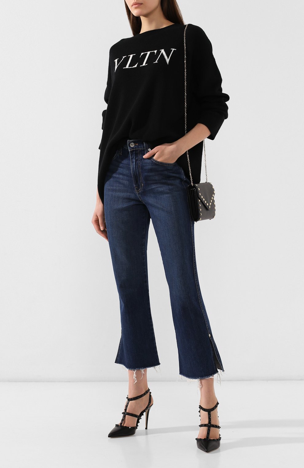 Кожаные туфли rockstud VALENTINO, арт. SW2S0393/VB8, фото 2