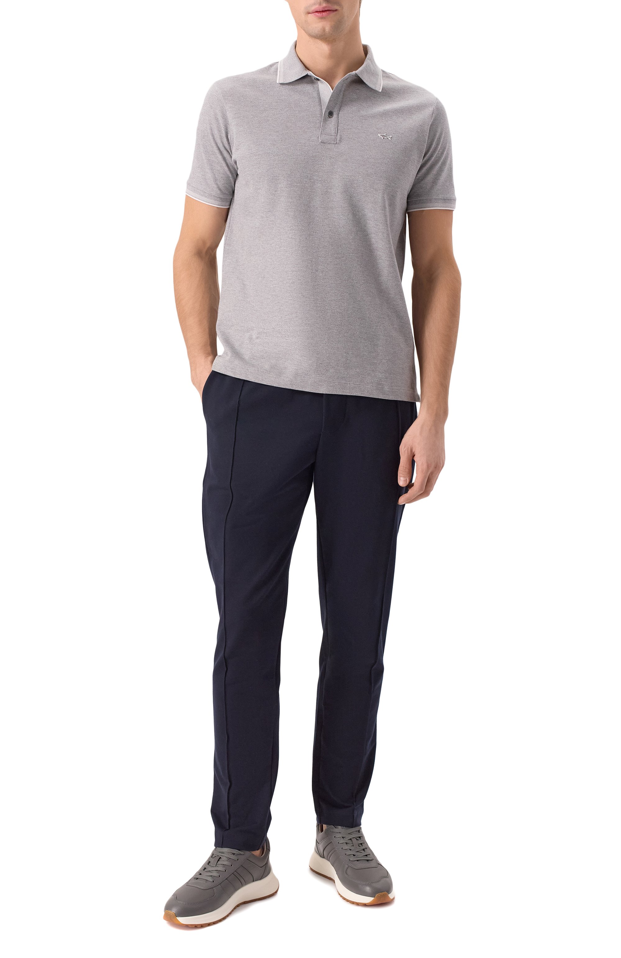 Хлопковое поло PAUL&SHARK, арт. 25411205, фото 2