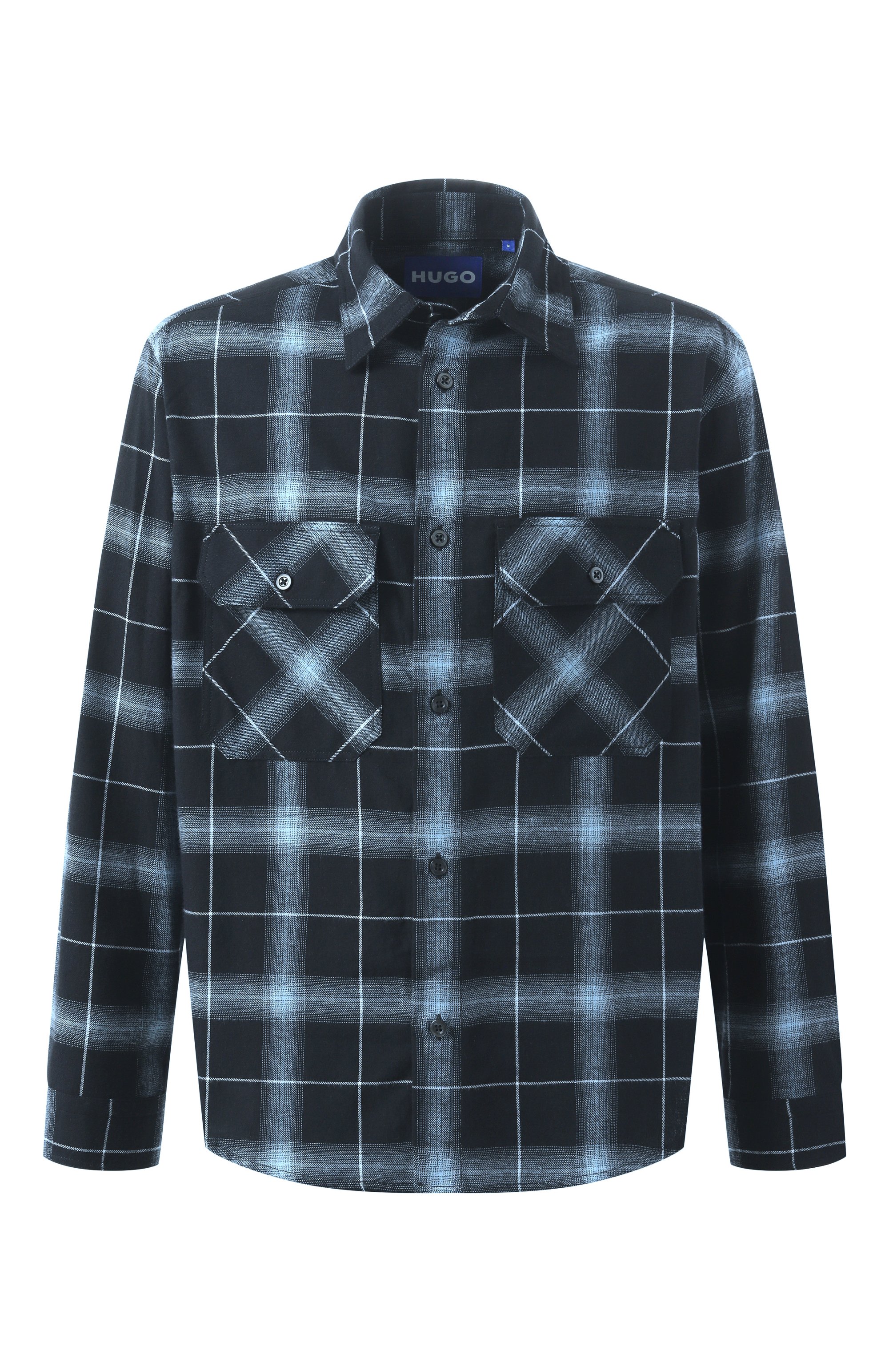 Хлопковая рубашка HUGO BLUE, арт. 50534169, фото 1