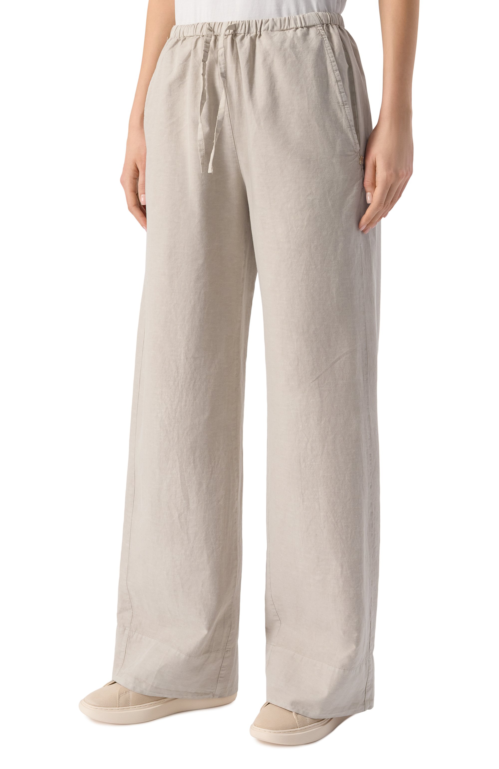 Брюки из хлопка и льна REPLAY, арт. W8131A.000.85176G, фото 3