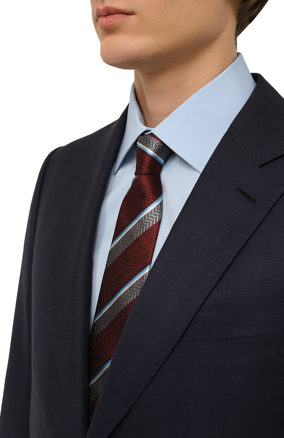 Шелковый галстук LANVIN, арт. 3121/TIE, фото 2