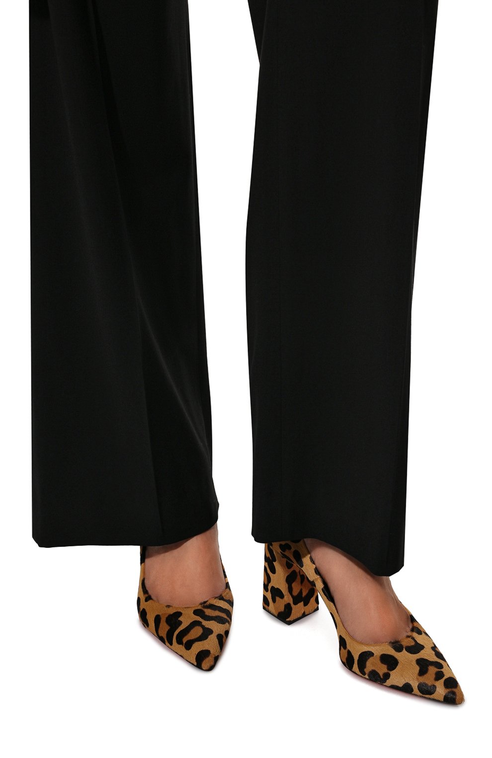 Кожаные туфли SANTONI леопардового цвета по цене 78350 руб., арт. WDCK70242HI2BYLFM70, фото 3 Кожаные туфли SANTONI, арт. WDCK70242HI2BYLFM70, фото 3