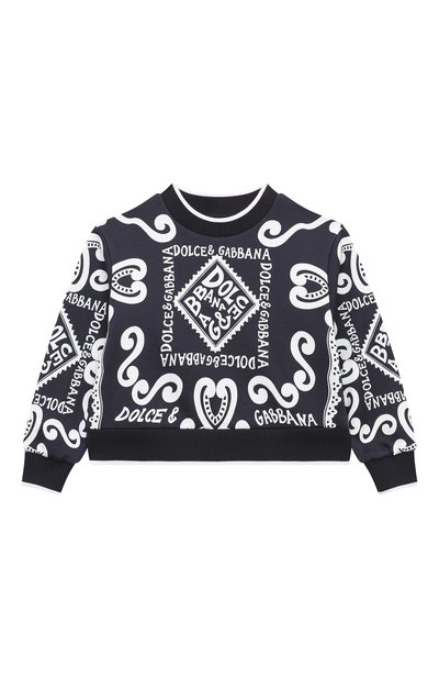 Хлопковый свитшот DOLCE & GABBANA, арт. L4JWHZ/G7LP1/8-12+