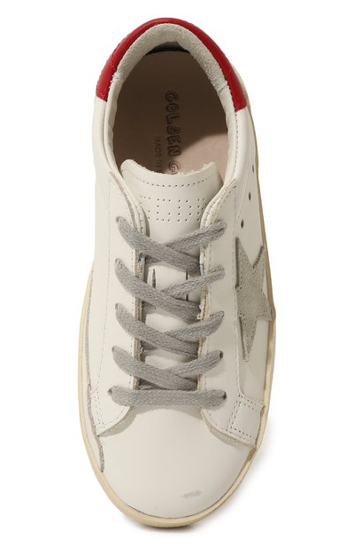 Кожаные кеды super-star GOLDEN GOOSE DELUXE BRAND, арт. GYF00102.F004338, фото 4