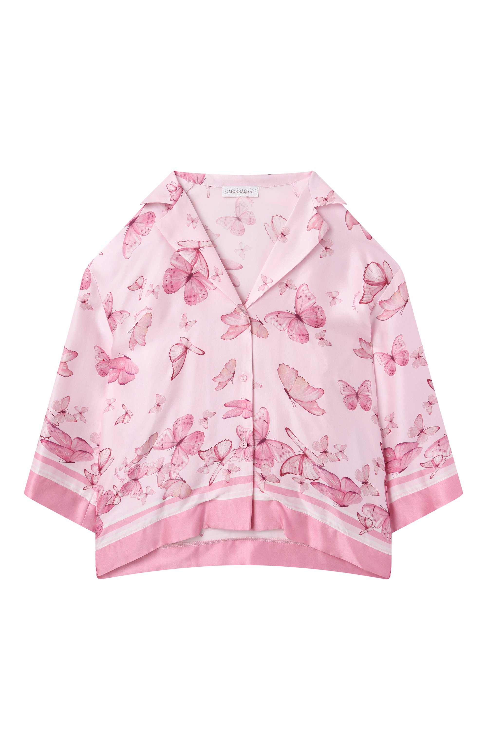 Рубашка из вискозы MONNALISA, арт. 71E305, фото 1