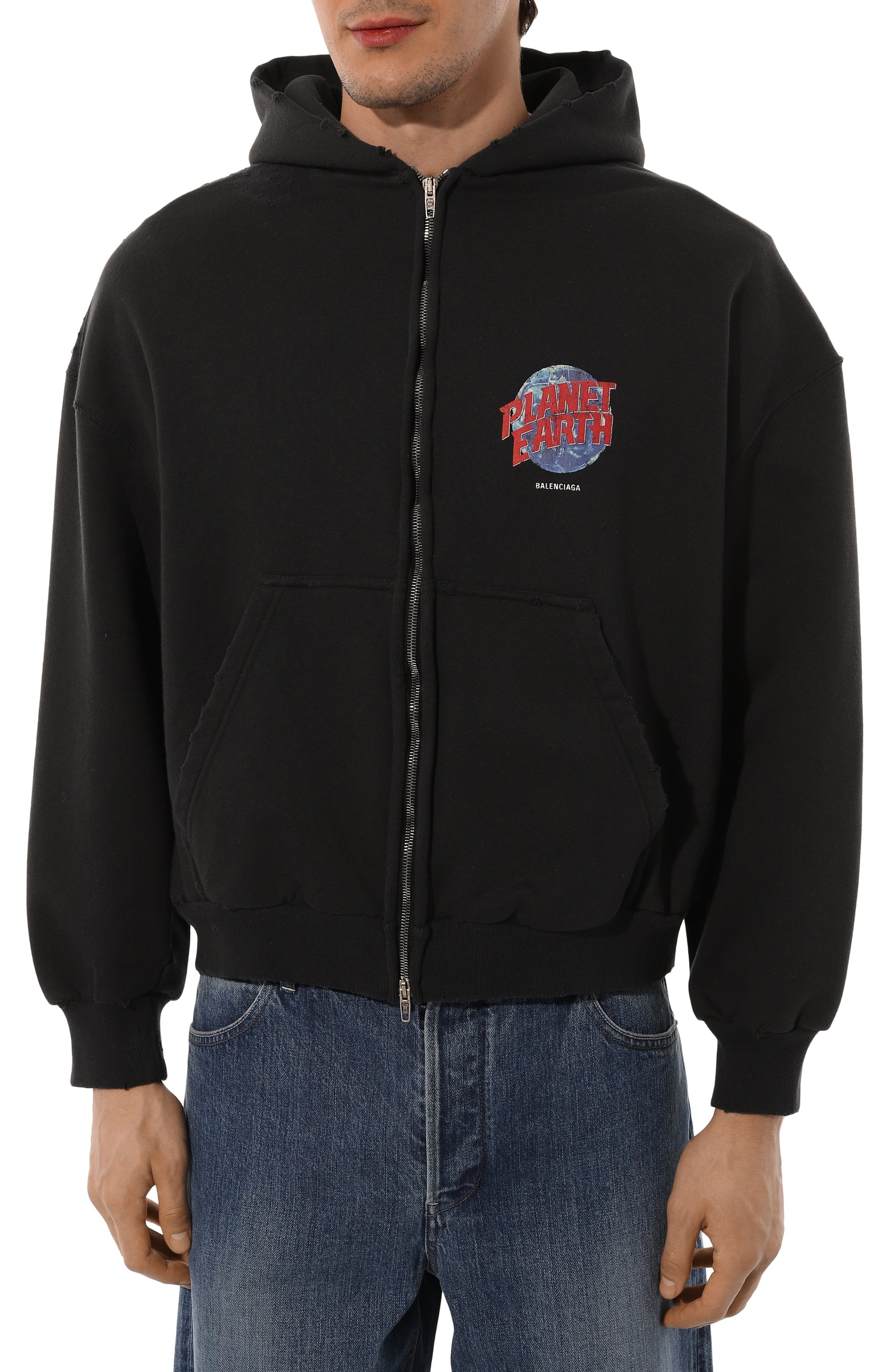 Хлопковая толстовка BALENCIAGA, арт. 803264/TRVD1, фото 3