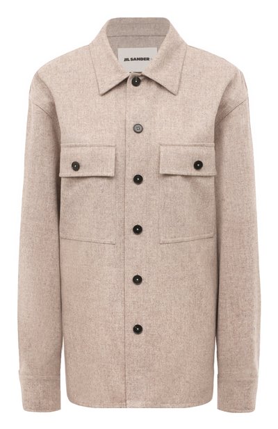 Женская шерстяная рубашка JIL SANDER, арт. J40DL0124/J40119