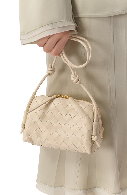 Сумка Concert Pouch Bottega Veneta 794258/VCPP1 Кремовый  794258/VCPP1 Фото 2
