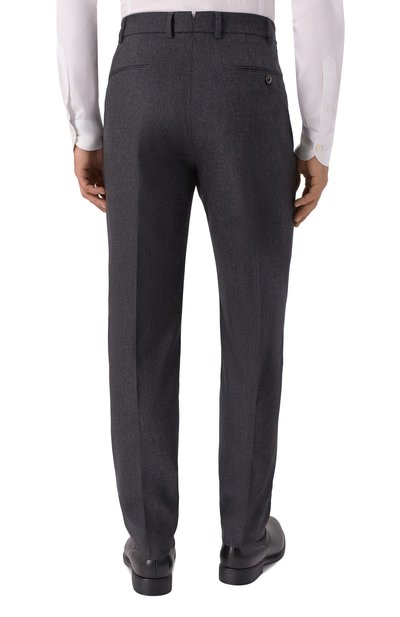 Шерстяные брюки BERWICH темно-серого цвета по цене 44000 руб., арт. GL0BE/FA1224X, фото 4 Шерстяные брюки BERWICH, арт. GL0BE/FA1224X, фото 4