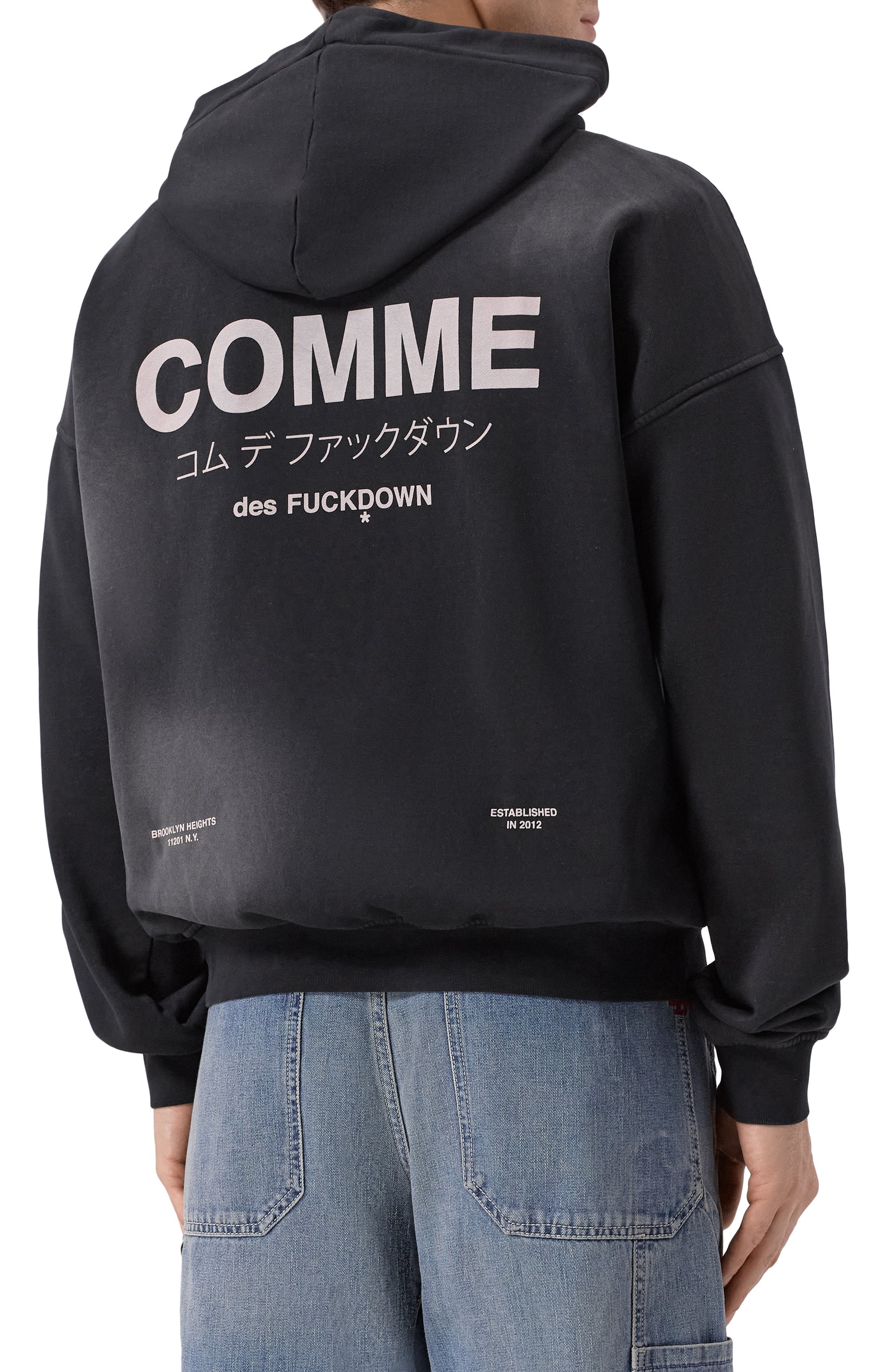 Хлопковое худи COMME DES FUCKDOWN, арт. CFABM01740, фото 4