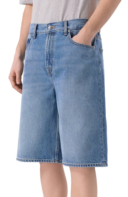 Джинсовые шорты 7 For All Mankind 7TI00E35-1DS Голубой  7TI00E35-1DS Фото 3