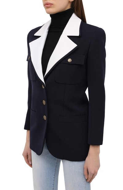 Шерстяной жакет SAINT LAURENT, арт. 636875/Y806V, фото 3