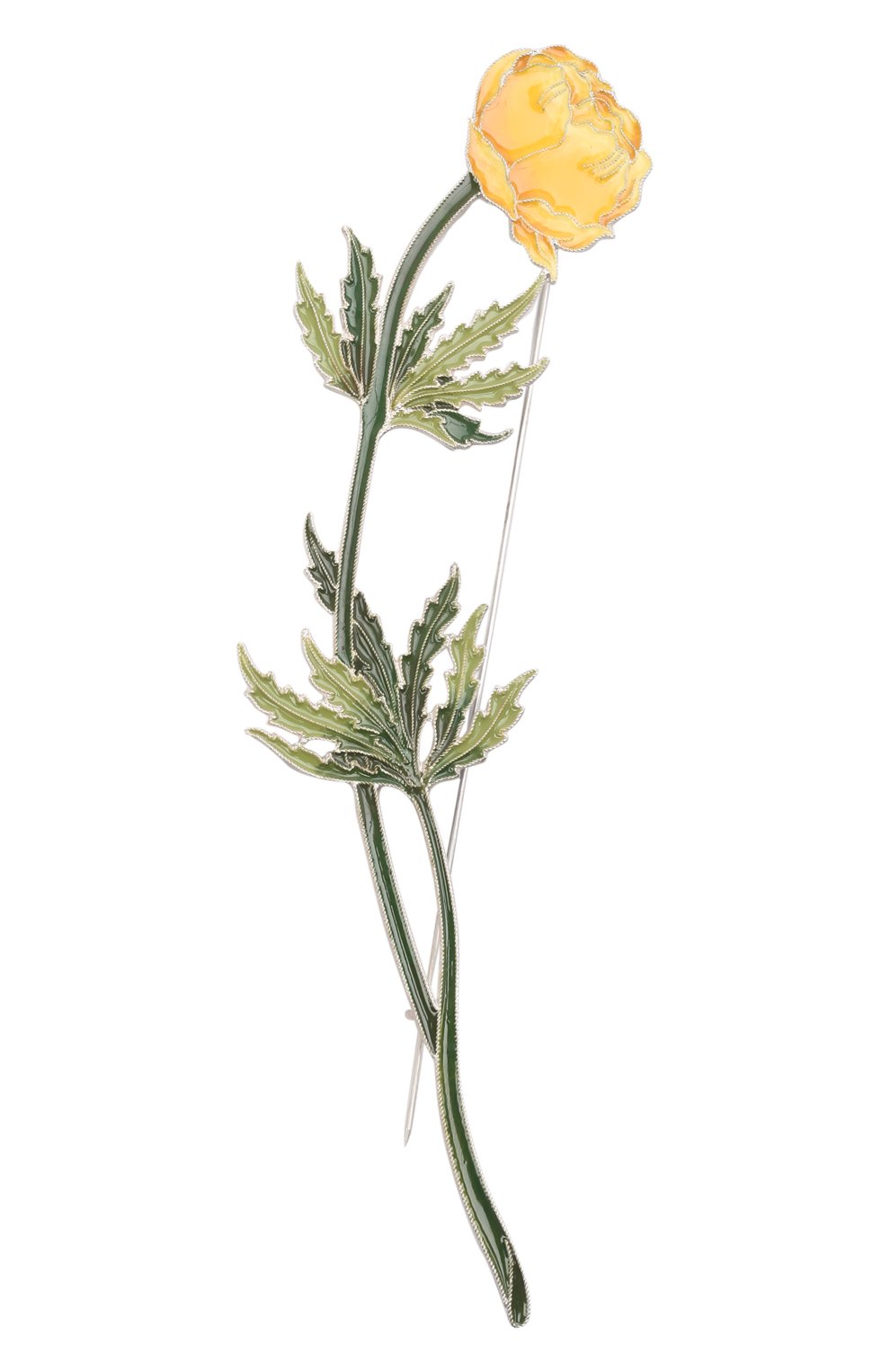 Брошь купальница РУССКИЕ САМОЦВЕТЫ, арт. 41495, фото 1