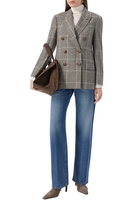 Шерстяной жакет Brunello Cucinelli MV4037053 Бежевый  MV4037053 Фото 2