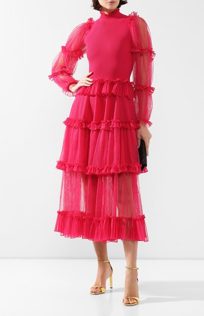 Шелковое платье ALEXANDER MCQUEEN, арт. 610759/Q1AM3, фото 2