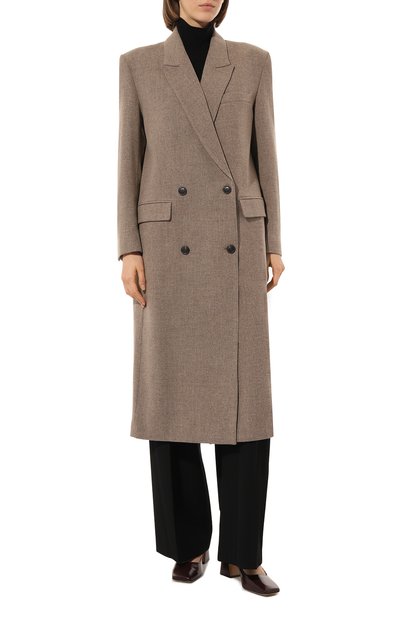 Шерстяное пальто LOW CLASSIC, арт. L0W22FW_CT11BE, фото 3