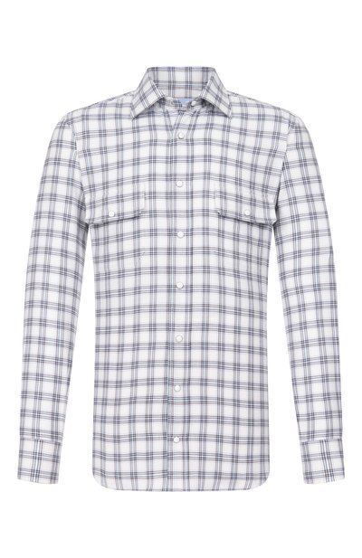 Мужская рубашка из хлопка и кашемира MVST, арт. M0RBIDA_SP0RT/ALBERT0/SP0RT/542-C0TT0N/CASHMERE