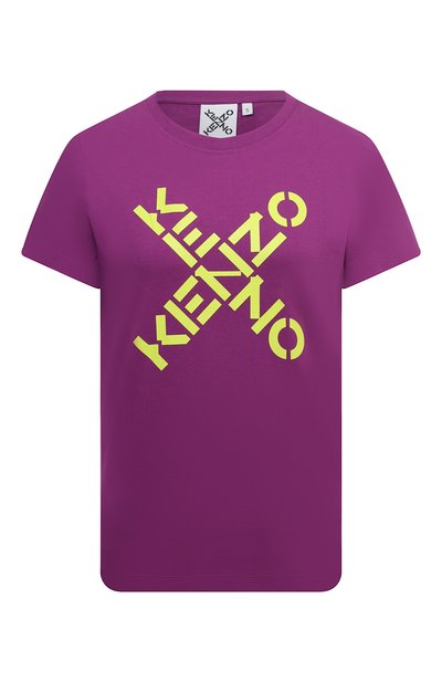 Женская хлопковая футболка kenzo sport KENZO, арт. FB52TS8504SJ