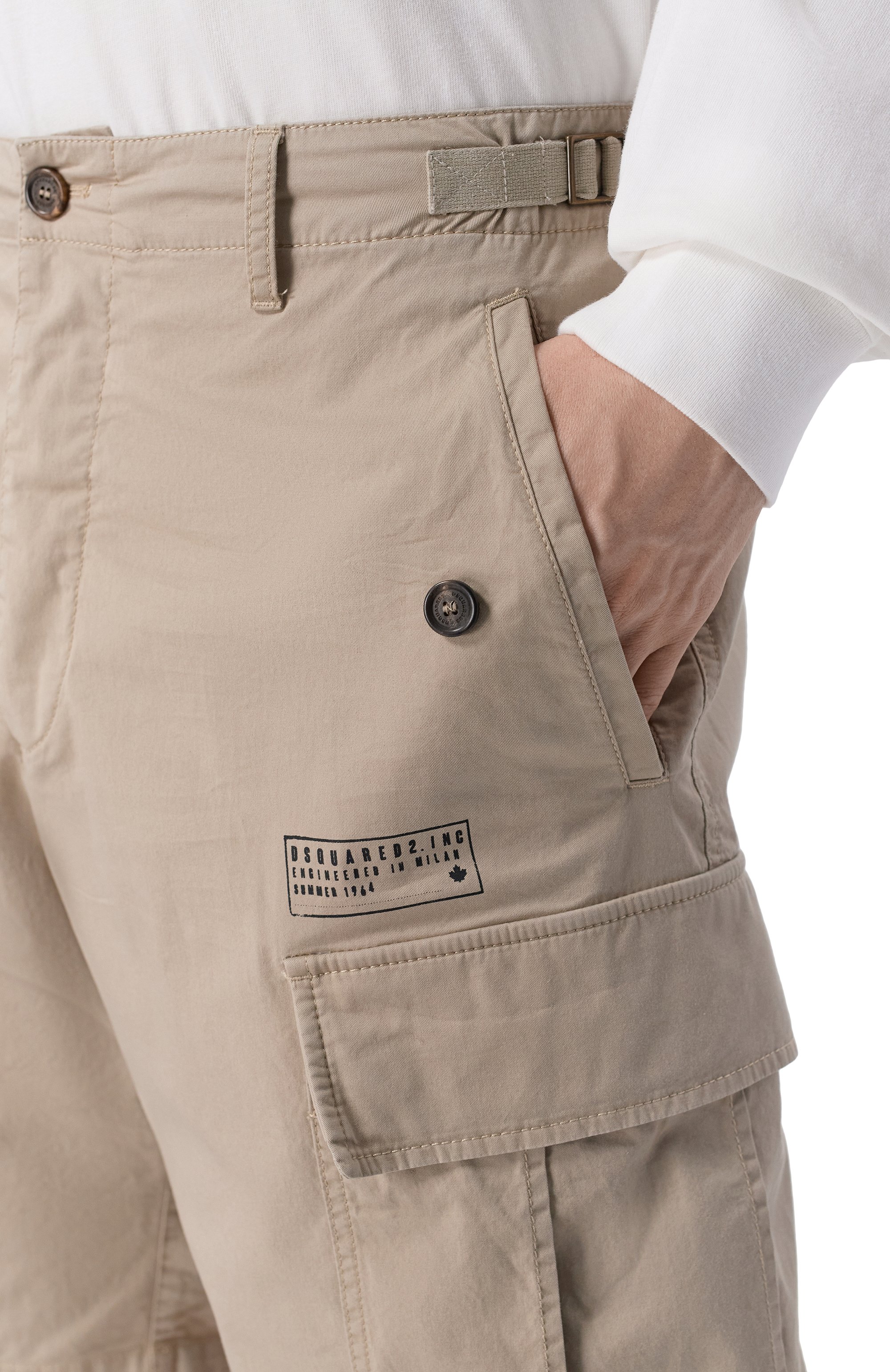 Хлопковые шорты DSQUARED2, арт. S74MU0965/S35175, фото 5