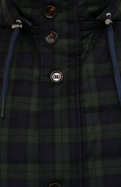 Пуховый жилет KIRED темно-зеленого цвета по цене 208500 руб., арт. WKISHBW7406502000/62-74, фото 5 Пуховый жилет KIRED, арт. WKISHBW7406502000/62-74, фото 5