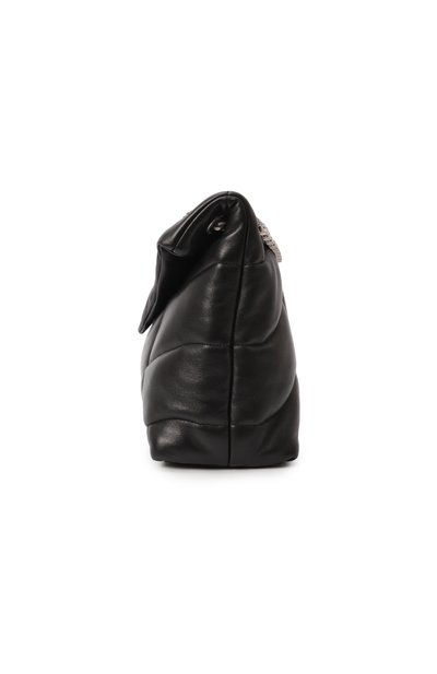 Сумка puffer loulou medium SAINT LAURENT черного цвета по цене 454500 руб., арт. 577475/1EL00, фото 4 Сумка puffer loulou medium SAINT LAURENT, арт. 577475/1EL00, фото 4